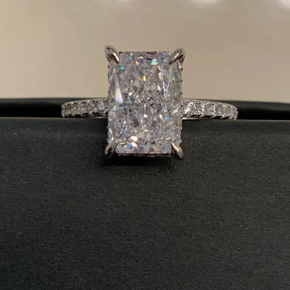2ct Radiant Cut Ring - Picture 6 of 15